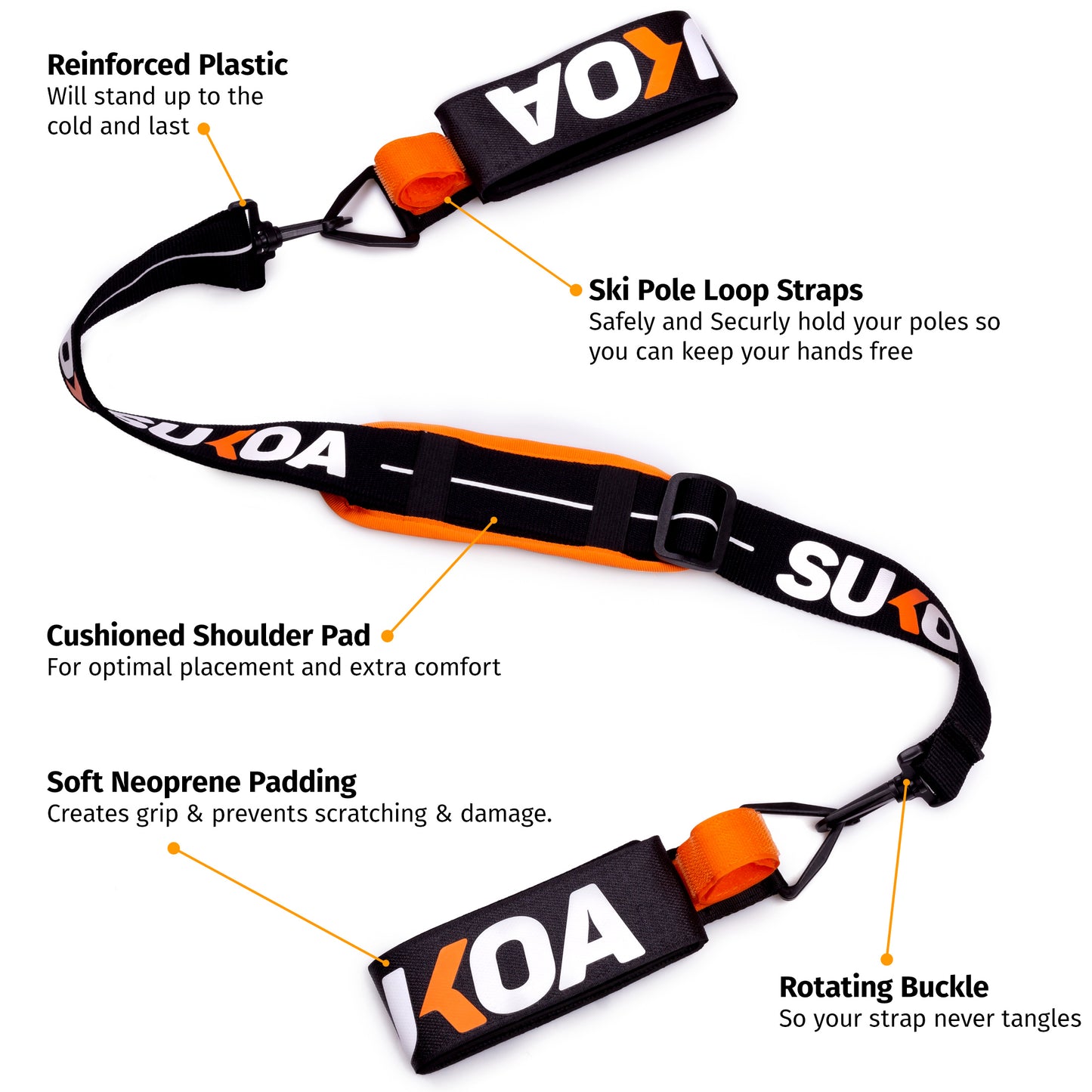 Ski & Pole Carrier Strap