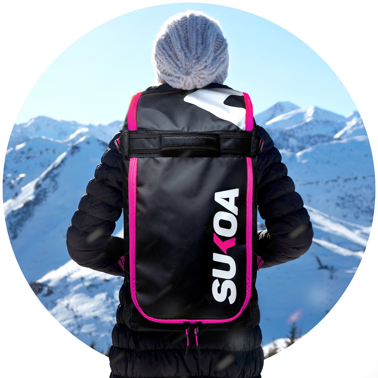Ski Boot Bag - Pink